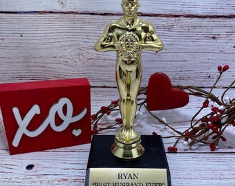 Achievement trophy, Best Husband trophy, Best Boyfriend, Girlfriend, Wife, Mom, valentines day gift, Award trophy