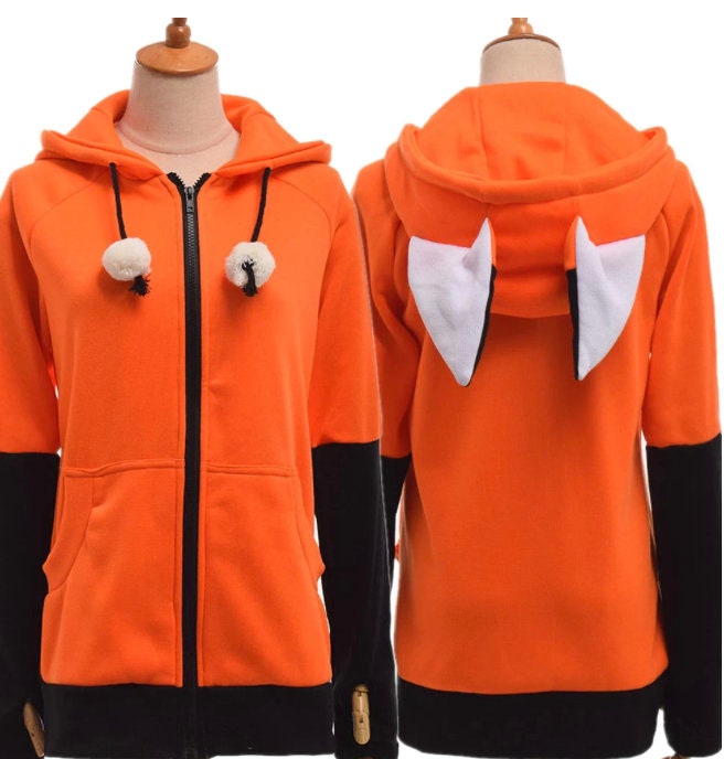 Hoodie With Fox Ears - Etsy