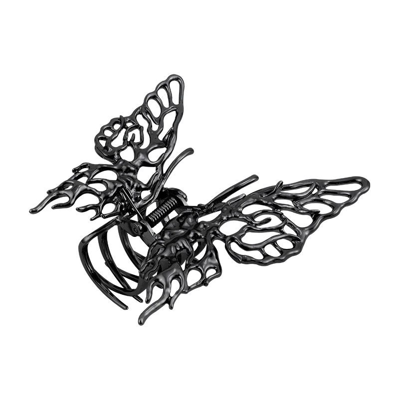 Hand-Painted Cabbage Butterfly Claw Hair Clip