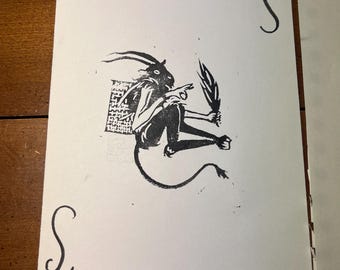 Krampus card- 10 pack