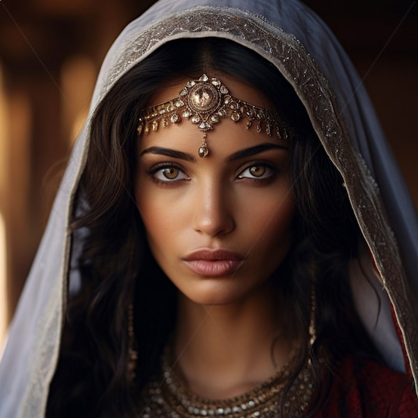 Arabian Princess | AI Art Print Printable Poster Image stock photo PNG