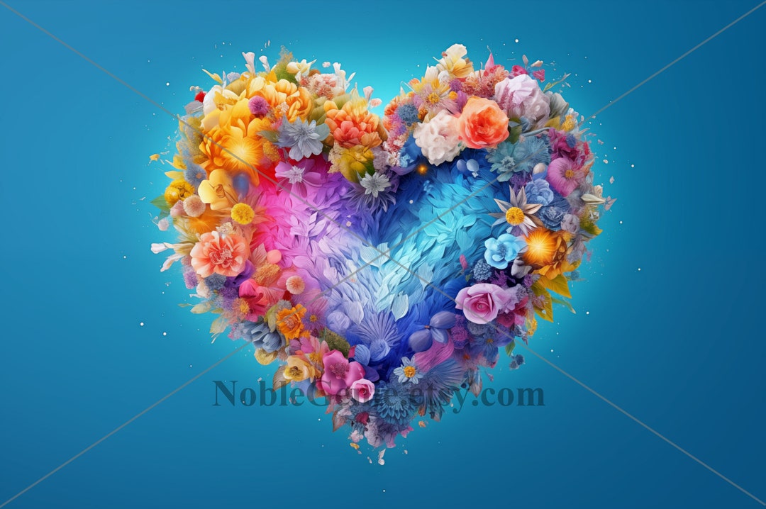 Floral Heart | Pink Roses | Valentine's Day | Heart and Love ...
