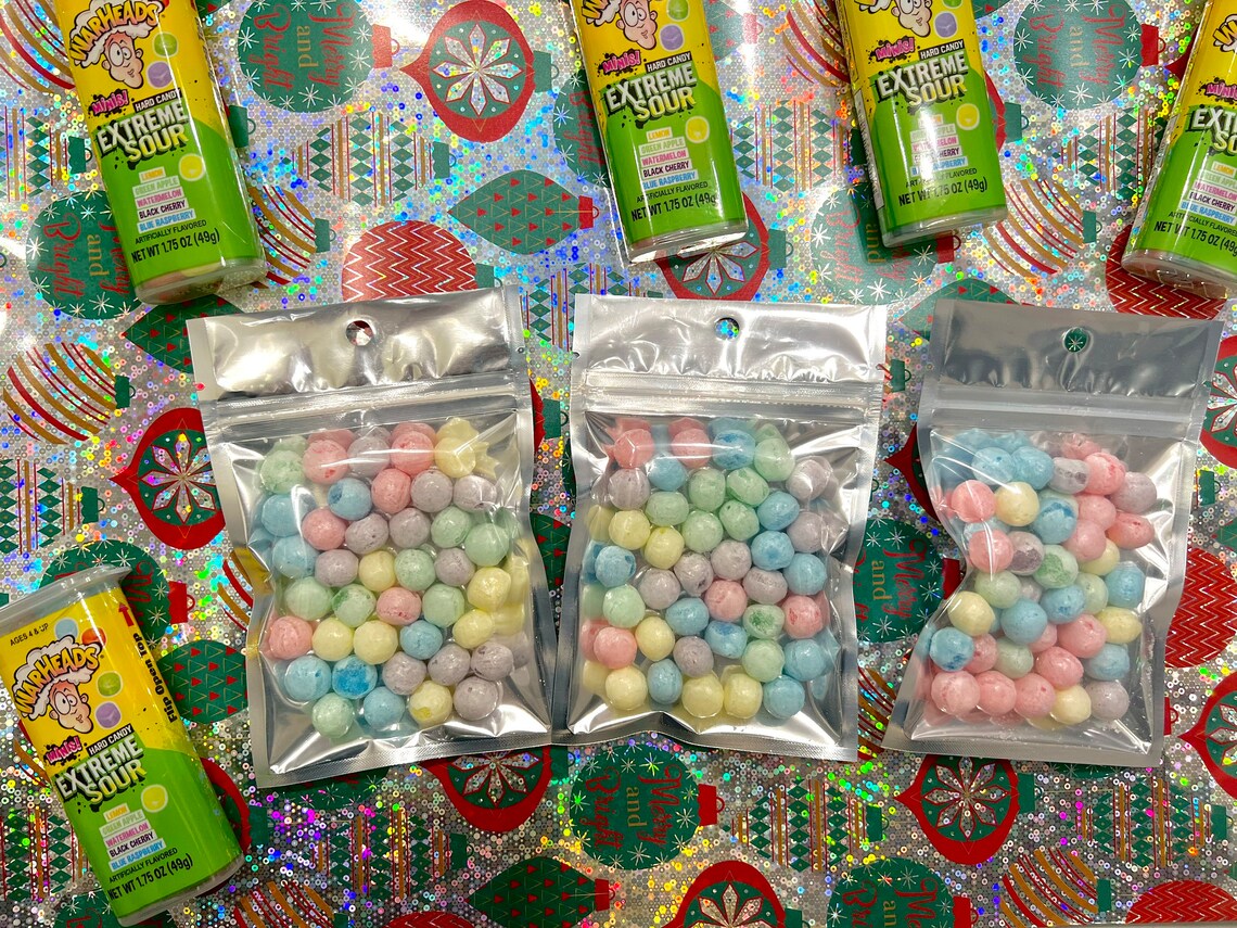 Freeze Dried Mini Warheads Etsy
