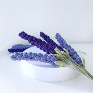 Crochet Lavender | Crochet Flowers | Floral Ornament | Table Decor | Gifts For Her