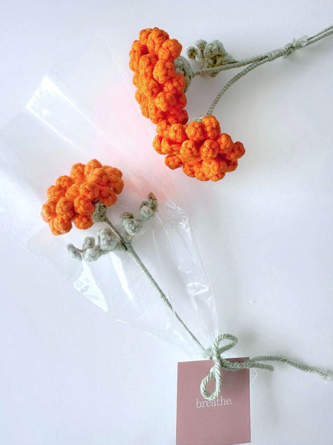 Himalayan Blooms Crochet Marigold Dangler main image 0