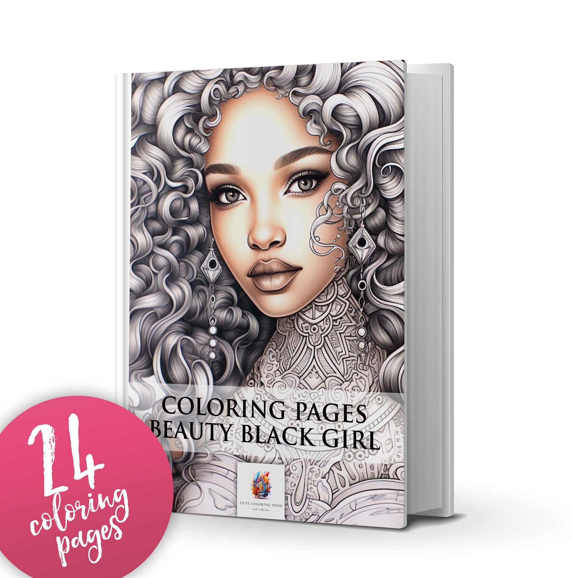 Coloring Book Black Girl, Unique Coloring Pages for Adults and Kids Etsy