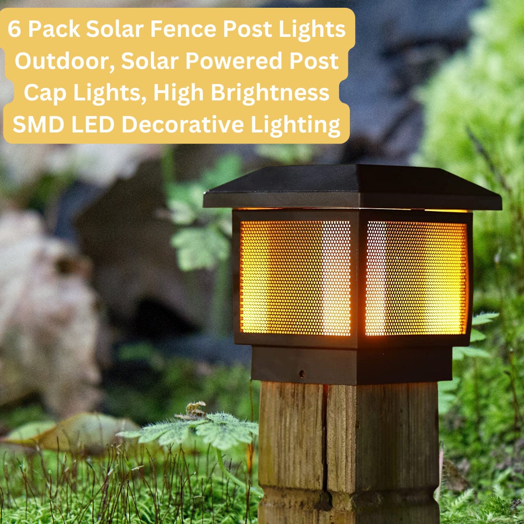 Fence Post Lights Etsy