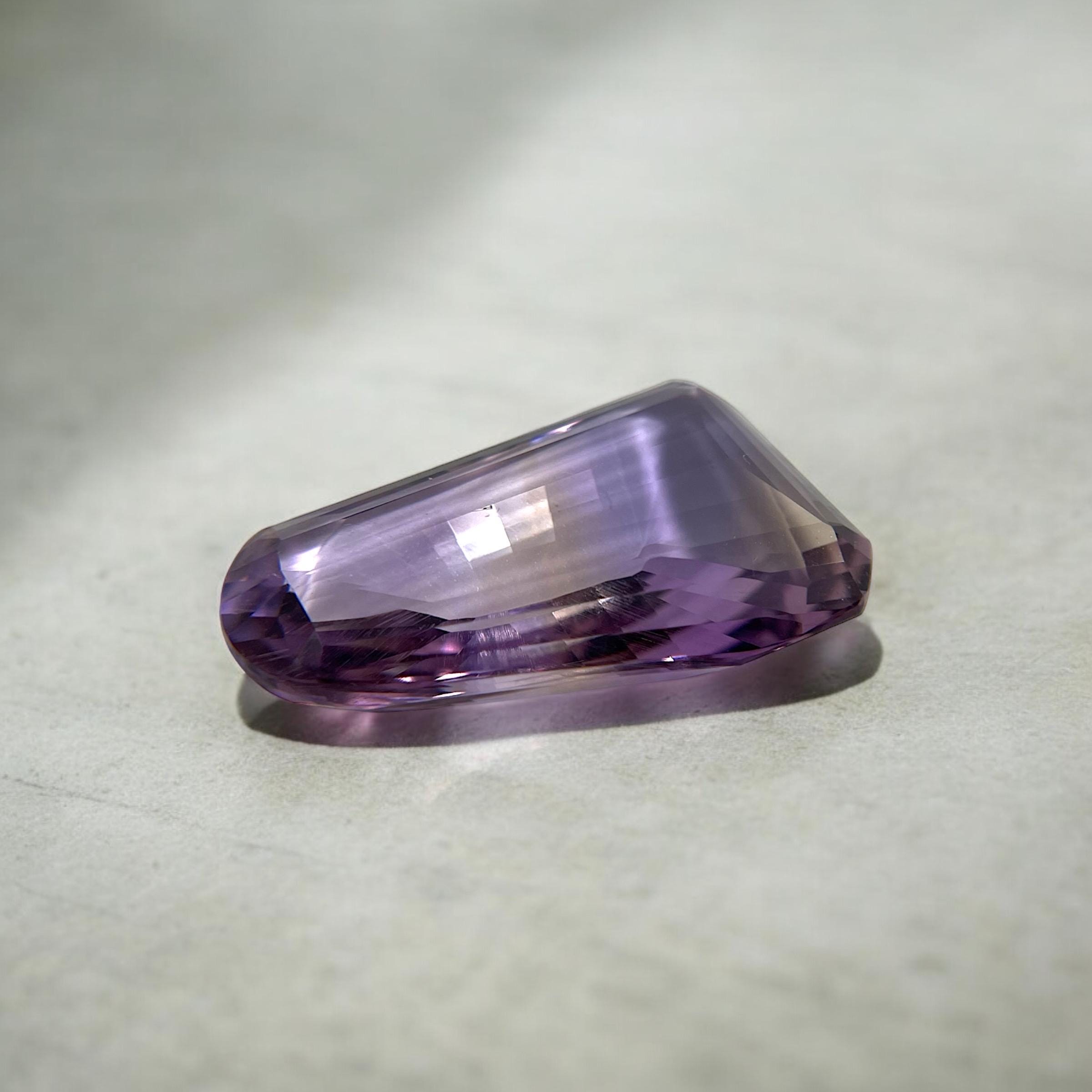 Ametrine Naturelle De Bolivie - Pierre Taillée En Goutte - 23.00 Carats - Dodo