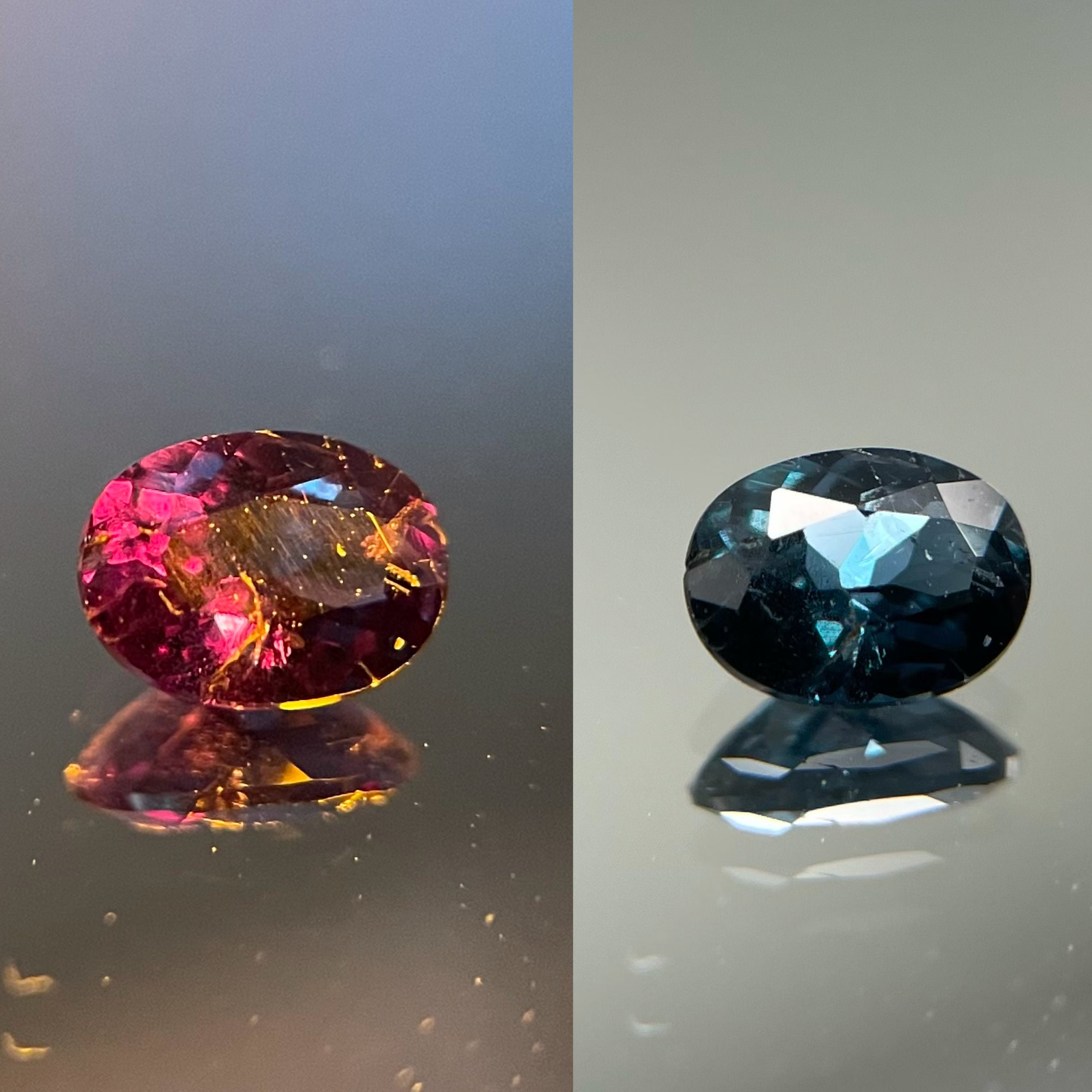 18+ Blue Color Change Garnet