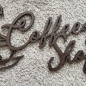 Coffee Shop Lettering