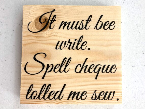 English Sign Spell Check Funny English Teacher Classroom - Etsy English Sign Spell Check Funny English Teacher Classroom - Etsy