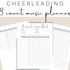 Cheerleading Skills List Sheets 11 X 8.5" | 10 Pdf Digital Downloads ...