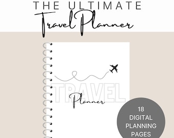 The Ultimate Travel Planner/Travel Itinerary/Trip Planner/Vacation Planner Template/Vacation Budget Planner