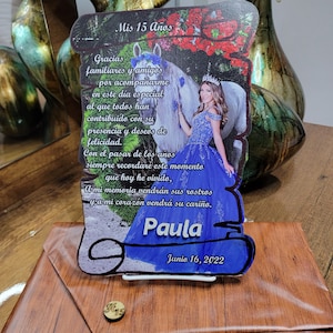 Quinceanera wooden scrolls, Handmade scrolls, Quinceanera gifts and favors, Pergaminos