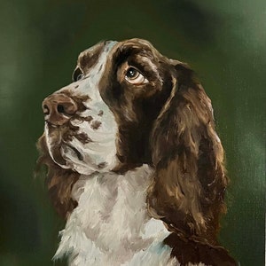 Custom Pet Oil Painting Portrait, Dog Cat Portrait, Pet Art Gift, Oil Dog Portrait, Pet Oil Painting Art, Valentine&#39;s gift