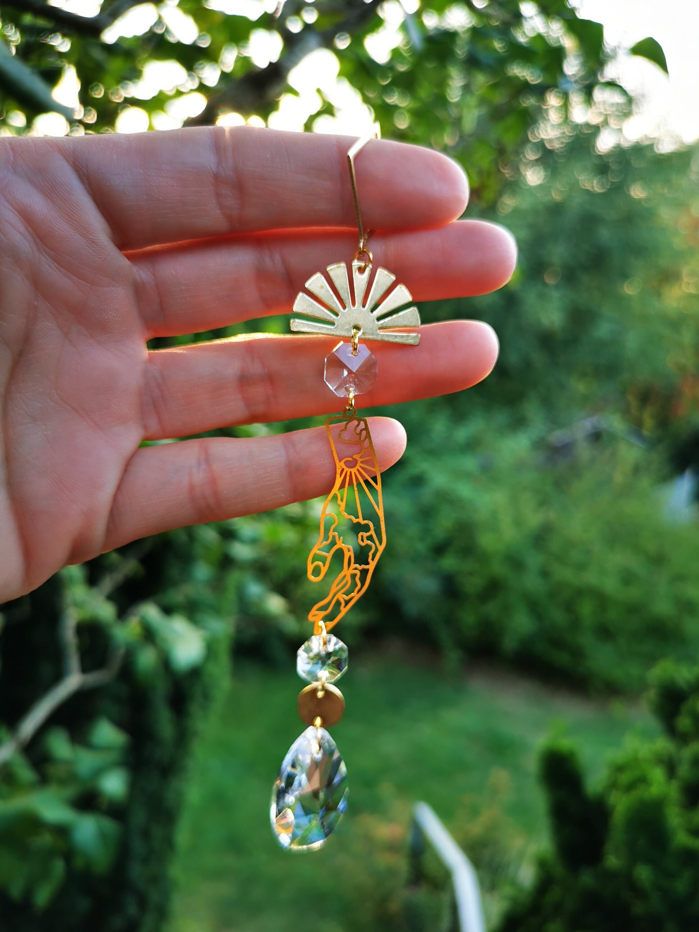 Attrape-soleil avec des perles transparentes - Guide Astuces