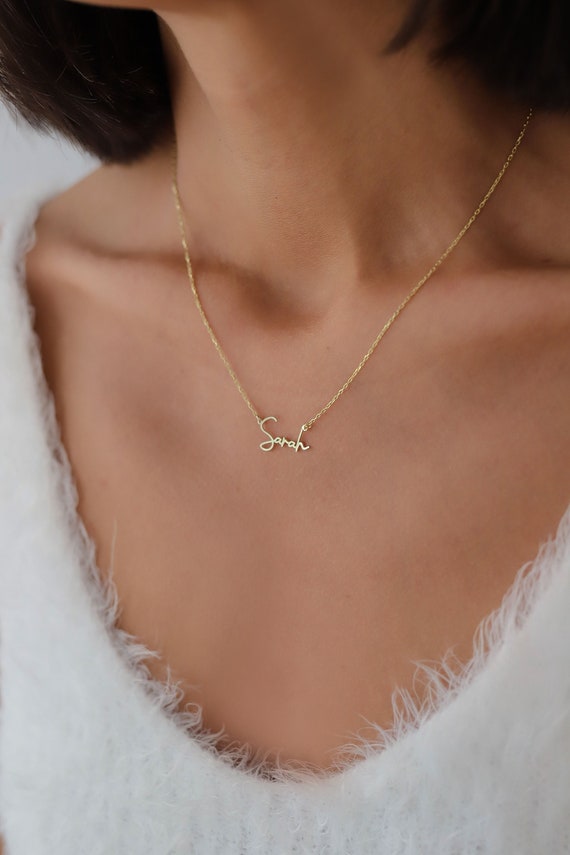 Personalized Gold Name Necklace for Women Custom Jewelry Gift for