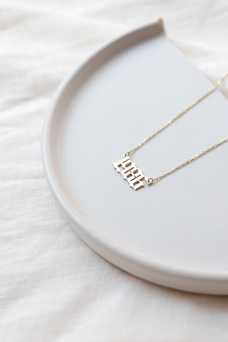 Year Necklace Birth Year Necklace Number Necklace Etsy