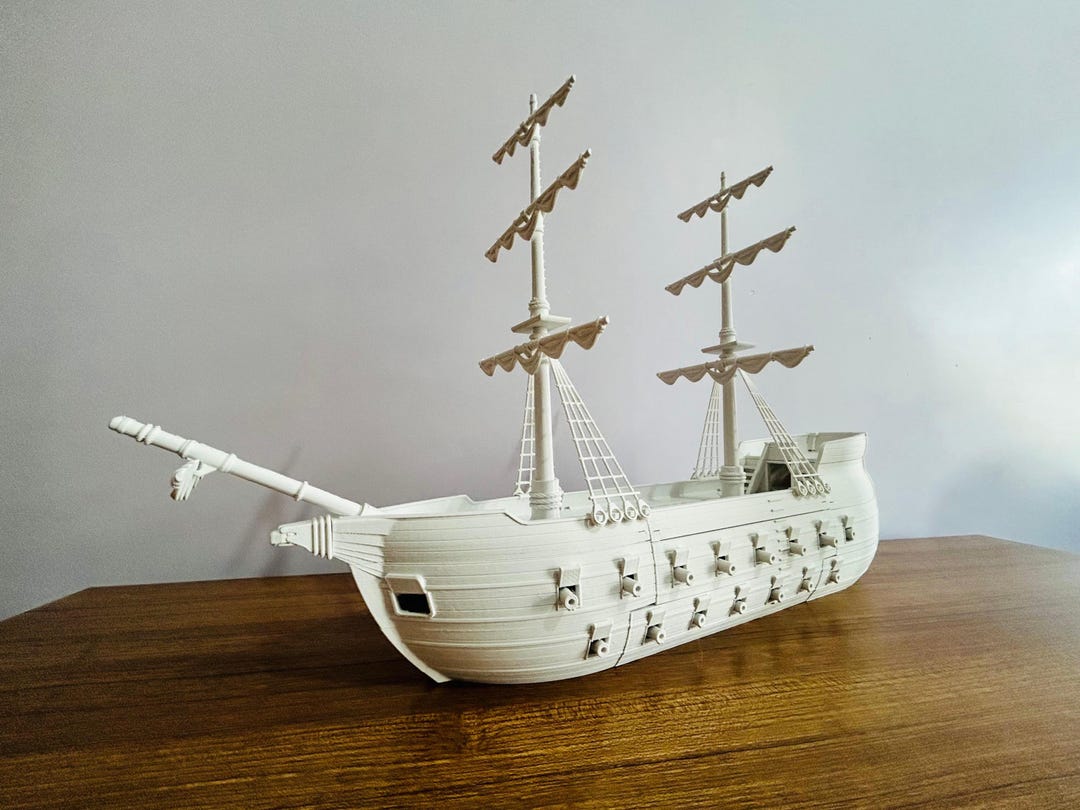Pirate Table Model 3D Printed Pirate Ship Model: Tabletop Ship With 26 Cannons - Etsy Canada