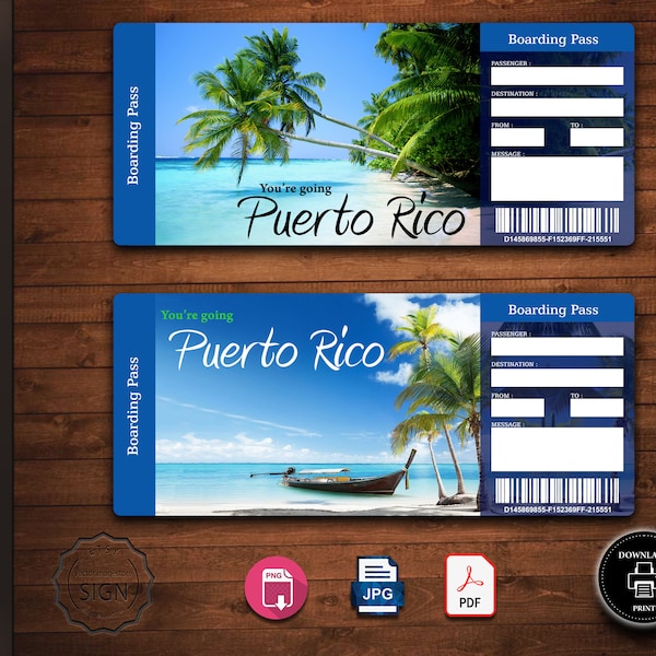 Puerto Rico Trip Etsy