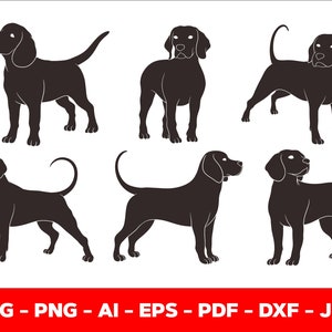 Dog silhouettes Svg, bundle dog silhouettes png bundle cricut cut files cutting files dog silhouette bundle
