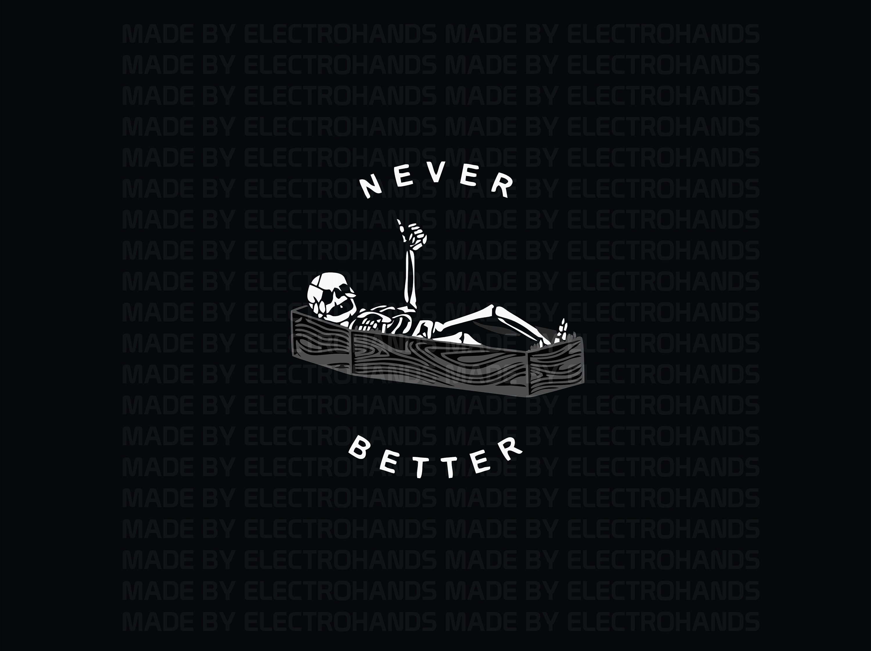 Never better skeleton shirt Clearance