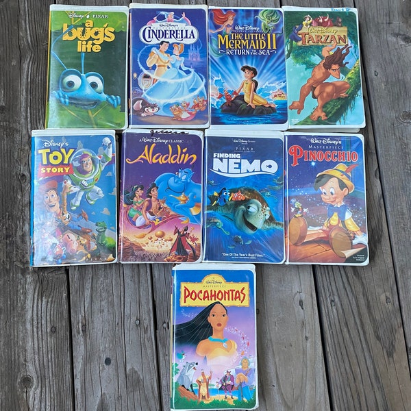 Disney VHS Lot 2 (9 VHS)