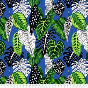 Cotton sweatshirt - Monstera Leaves