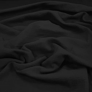 Cotton Muslin black