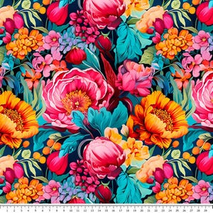 Softshell - Färgglad trädgård