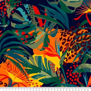 Tropical forest - Jersey Cotton fabric