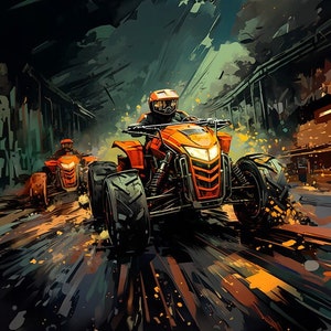 Quad Race – wasserdichte Stoffbahn für eine Tasche