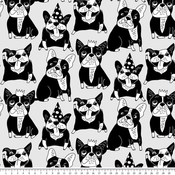 Bulldogs - 100% cotton fabric