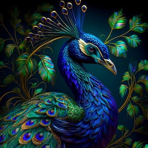 Peacocks bum shop bag