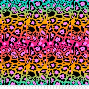 Nylon fabric - leopard print