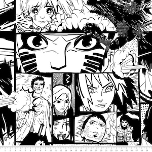 Manga - 100% cotton fabric