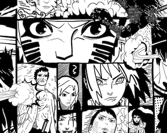 Manga - 100% Baumwollstoff
