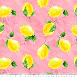 Nylon fabric - lemons