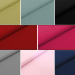 100% cotton fabric solid colors