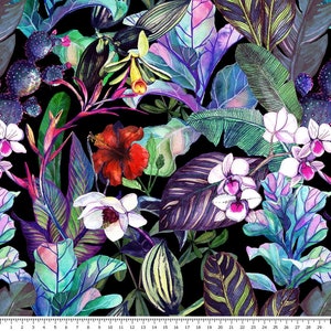 Cotton sweatshirt - Colorful Jungle