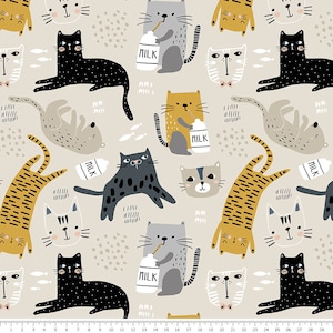 Sweatshirt Cotton - Cats