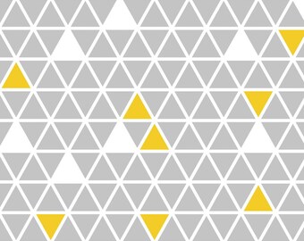 Triangles - Jersey Cotton fabric