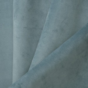 Tecido de veludo - azul claro