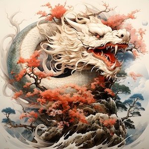 Dragon - panneau de velours d&#39;ameublement - tissu pour taie d&#39;oreiller - différentes tailles