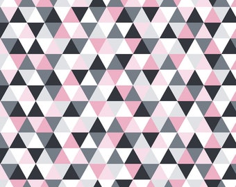 Triangles - Jersey Cotton fabric