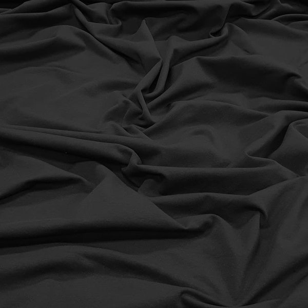 Jersey Cotton fabric - Anthracite