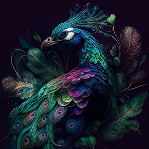 Peacock 2 - vattentät tygpanel för en väska