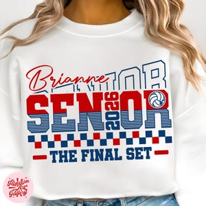 Volleybal Senior Svg Png, Senior 2026 svg, volleybalteam sjabloon, Senior 2026, volleybal Senior moeder svg, volleybal vader, volleybal