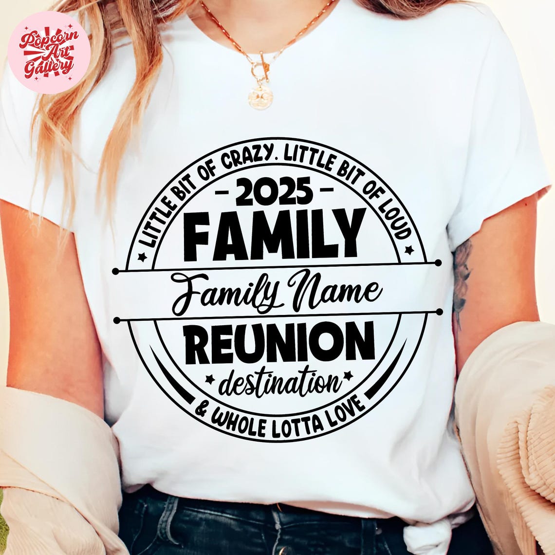 Family Reunion Svg 2025, Family Name Svg, Little Bit of Crazy Little ...