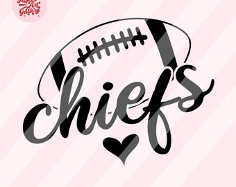 Chiefs SVG, Chiefs Mascot svg, Chiefs Heart svg, Chiefs School Team svg, Chiefs Cheer svg, Chiefs Vibes svg, School Spirit svg, Chiefs Png